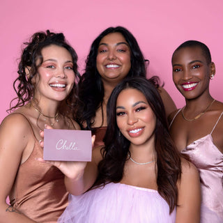 mini chella + velabeauty blushing rose eyeshadow palette