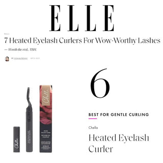 As seen in Elle Magazine: Heated Eyelash Curlers For Wow-Worthy Lashes