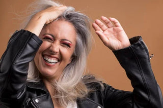 Gray Hair Brow Moves That Match Your Mood While Maintaining Airy, Defined Volume Perfectly