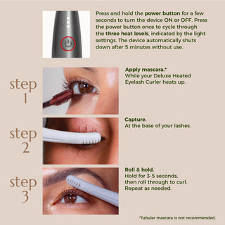 deluxe heated eyelash curler